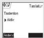 SAGEM D70C - Pieptöne aktivieren oder deaktivieren - 3