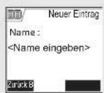 SAGEM D70C - Rufnummer ins Telefonbuch eintragen - 3