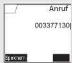 SAGEM D70C - Rufnummer ins Telefonbuch eintragen - 1
