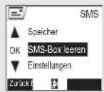 SAGEM D70C - SMS Ordner entleeren - 3