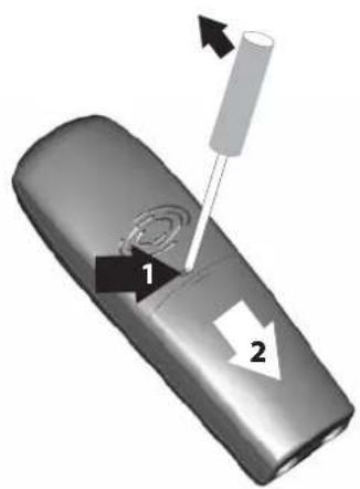 SAGEM D60V - Akkus wechseln - 1