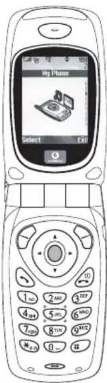 My Phone Select Exit 1 2 ABC 3 DEF 4 5 6 MNC 7 8 TUN 9 REO *1-0 0 -# OK