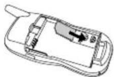 SAGEM MW3026 - Einlegen der SIM-Karte und des Akkus - 2