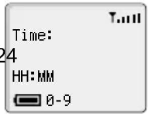 Time: 24 HH:MM 0-9