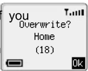 you Overwrite? Home (18)