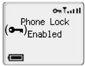 Phone Lock Enabled