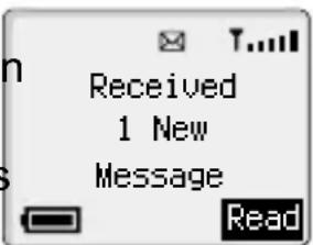 Received 1 New Message Read