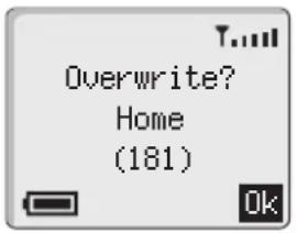 Overwrite? Home (181)