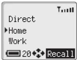 Direct ►Home Work 20 Recall