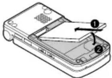 PANASONIC EB-VS3 - Removing the battery - 1