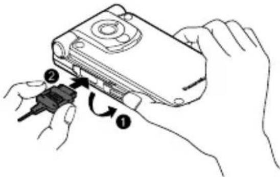 PANASONIC EB-VS3 - Charging the battery - 1