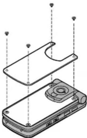 PANASONIC EB-VS3 - Attaching the cover - 1