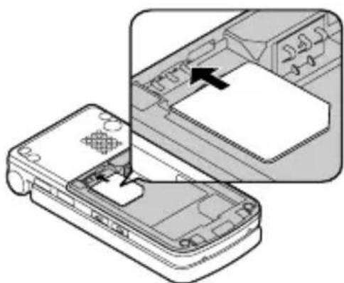 PANASONIC EB-VS3 - Inserting the SIM card - 1