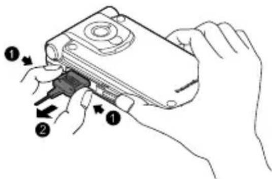 PANASONIC EB-VS3 - Charging the battery - 2