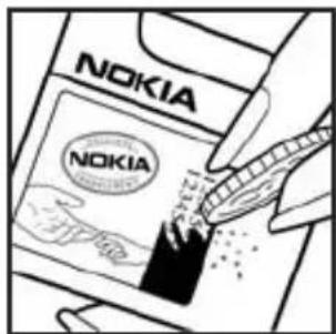 NOKIA 6136 - Autenticación del holograma - 3