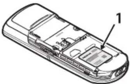 NOKIA 6136 - ■Solicitar ayuda Localizar la etiqueta de su teléfono - 1
