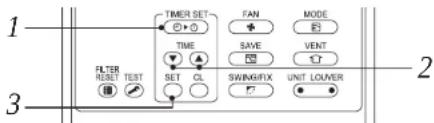 TOSHIBA MMY-MAP1204HT8ZG-E - ■ Einstellung des Timers - 1
