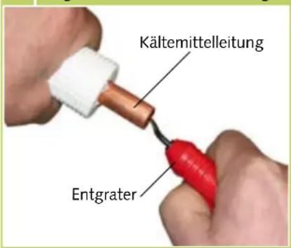 Kältemittelleitung Entgrater