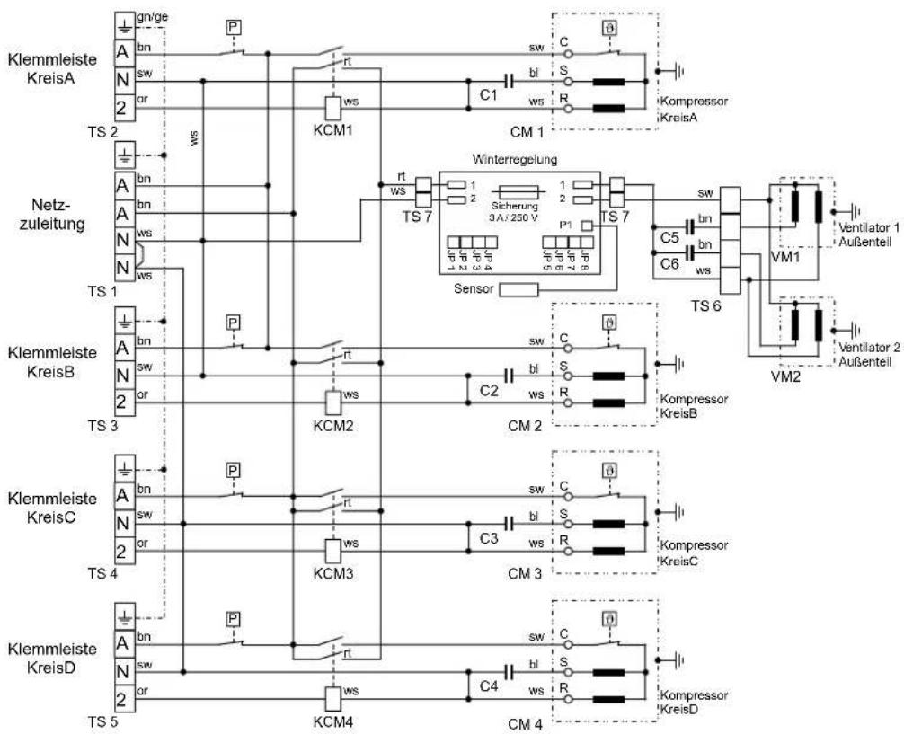 graph TD subgraph Power Supply A["Anode"] --> B["Swing"] C["Control"] --> D["Switch"] E["Power Supply"] --> F["Swing"] G["Control"] --> H["Switch"] I["Power Supply"] --> J["Switch"] end subgraph Power Control K["Lemmleiste KreisA"] --> L["Anode"] M["Nonode"] --> N["Control"] O["TS 2"] --> P["Anode"]…