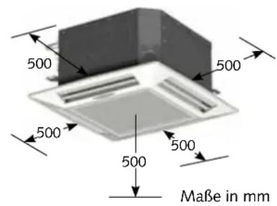 500 500 500 500 500 Maße in mm