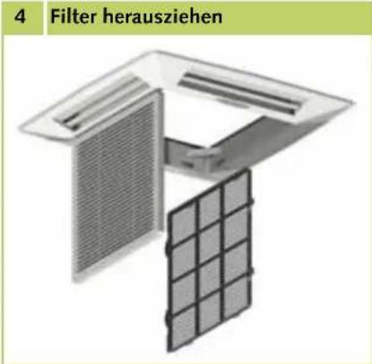 4 Filter herausziehen