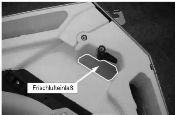Frischlufteinlaß