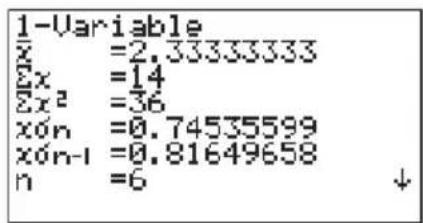 CASIO Algebra FX 1.0 Plus - ■Ausführung von statistischen Berechnungen - 3
