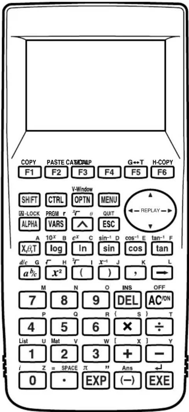CASIO Algebra FX 1.0 Plus - 1-1 Tastenanordnung - 1