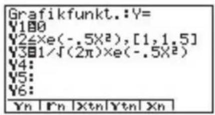CASIO Algebra FX 1.0 Plus - - Verteilungsfunktion einer N( , ^2 ) -Verteilung - 9