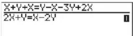 CASIO Algebra FX 1.0 Plus - ■ Eingabe und Anzeige von Daten - 2