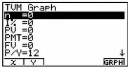 CASIO Algebra FX 1.0 Plus - 2-11 TVM-Grafik (weitere grafische Darstellungen) - 1