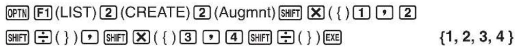 CASIO Algebra FX 1.0 Plus - - Augment (Augmnt) - 2