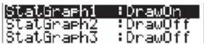 CASIO Algebra FX 1.0 Plus - - Festlegung des Zeichnungs-/Nicht-Zeichnungsstatus für eine Grafik - 1
