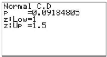 CASIO Algebra FX 1.0 Plus - - Verteilungsfunktion einer N( , ^2 ) -Verteilung - 6