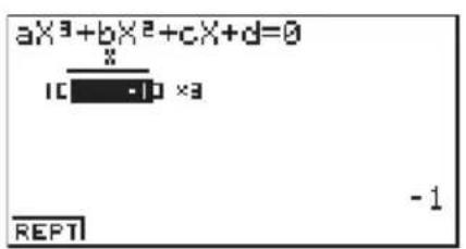 CASIO Algebra FX 1.0 Plus - Ergebnisanzeige - 2