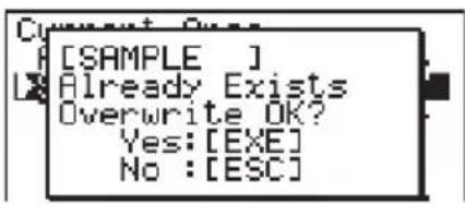 CASIO Algebra FX 1.0 Plus - - Speichern einer Programmdatei in den Archiv-Bereich - 2