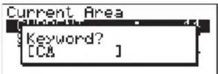 CASIO Algebra FX 1.0 Plus - Beispiel Zu suchen sind alle Programmdateien im aktuellen Bereich, deren Name mit dem Buchstaben "C" beginnt: - 1