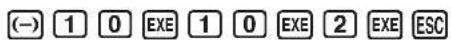 CASIO Algebra FX 1.0 Plus - Vorgang - 1