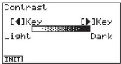 CASIO Algebra FX 1.0 Plus - Kontrasteinstellung - 1