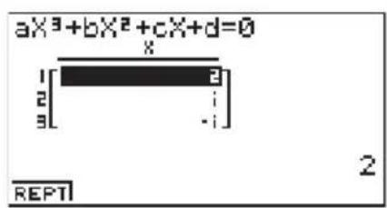 CASIO Algebra FX 1.0 Plus - Ergebnisanzeige - 3