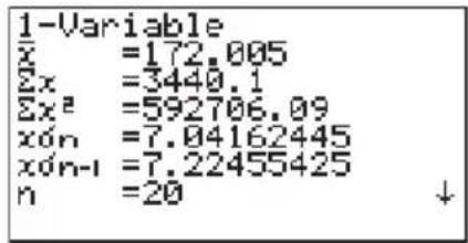 CASIO Algebra FX 1.0 Plus - ■Berechnung von Wahrscheinlichkeiten einer N(0,1)-Verteilung - 2