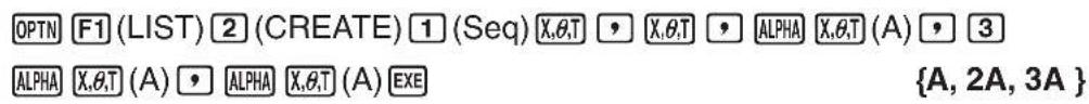 CASIO Algebra FX 1.0 Plus - •Seq - 2