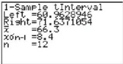 CASIO Algebra FX 1.0 Plus - Beispiel: Ausgabebildschirm (Vorgabewert: C = 0.95) - 1
