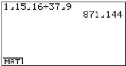 CASIO Algebra FX 1.0 Plus - Umwandlung einer gemischten Zahl in einen unechten Bruch - 1