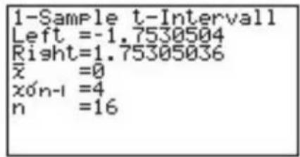 CASIO Algebra FX 1.0 Plus - • Quantile einer Studentschen t-Verteilung - 2