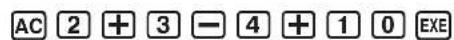 CASIO Algebra FX 1.0 Plus - ■Eingabe von Berechnungsformeln - 2