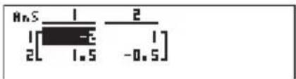 CASIO Algebra FX 1.0 Plus - - Matrizenarithmetik - 10