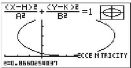 CASIO Algebra FX 1.0 Plus - - Berechnung der x - und y -Achsenschnittpunkte einer Hyperbel - 9