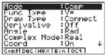CASIO Algebra FX 1.0 Plus - Vorhandene höhere mathematische Funktionen - 1