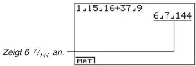 CASIO Algebra FX 1.0 Plus - BRUCHRECHNUNG - 2
